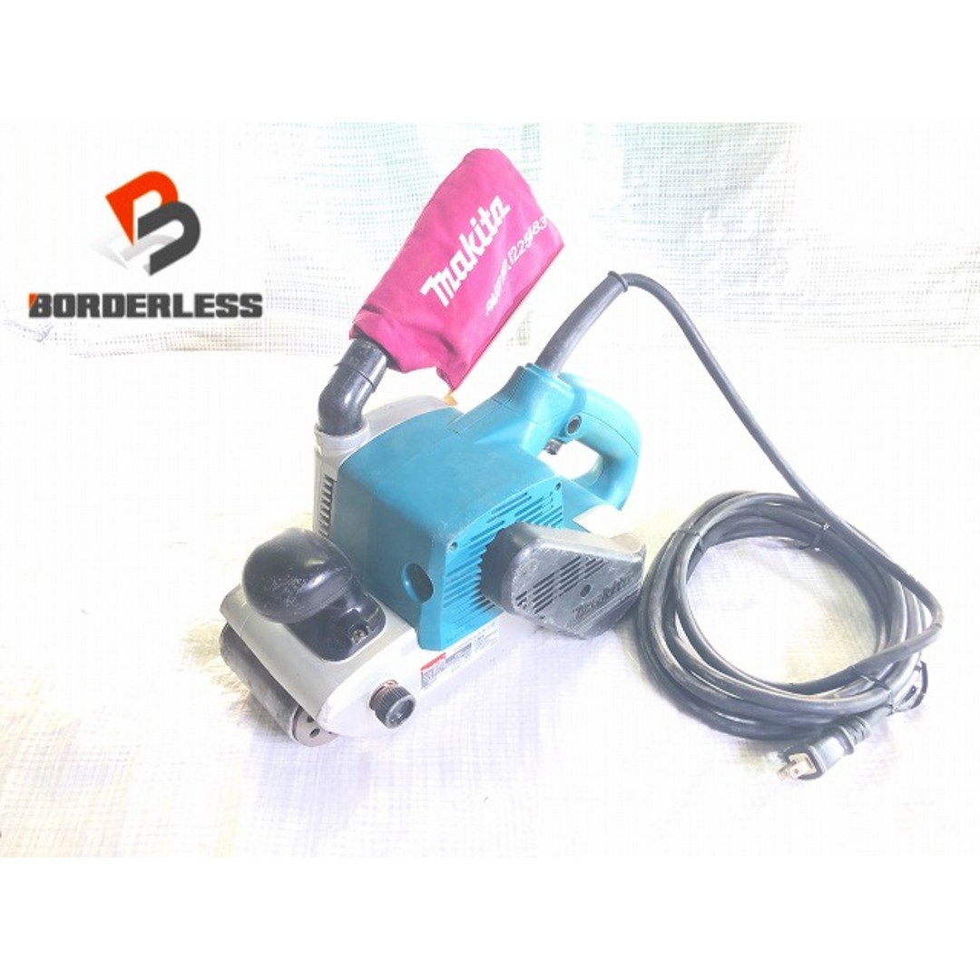 ☆品☆ makita マキタ 100mm ベルトサンダ モデル 9403 電動工具 75374自動車/バイク