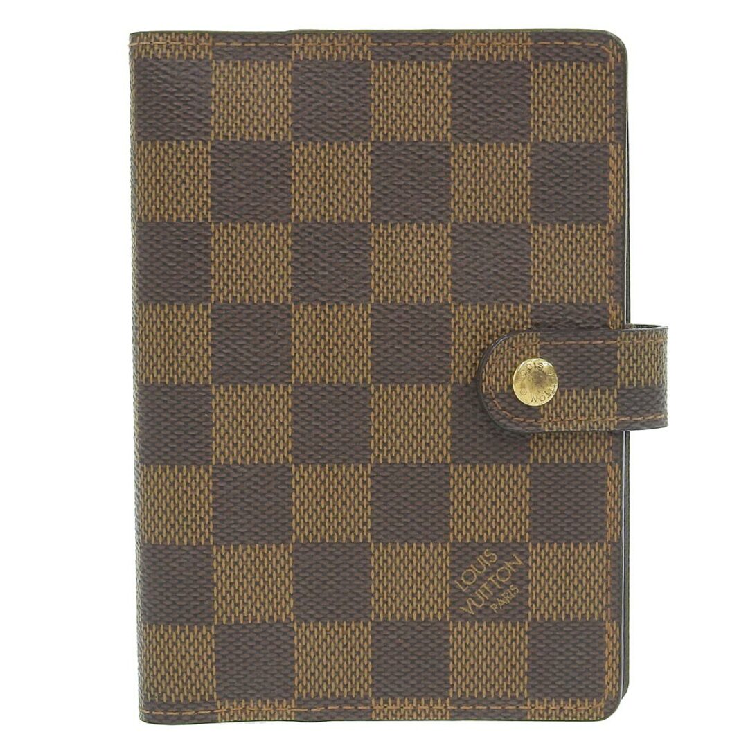 【本物保証】 超美品 ルイヴィトン LOUIS VUITTON ダミエ アジェンダPM 手帳カバー エベヌ R20700約143cm奥行