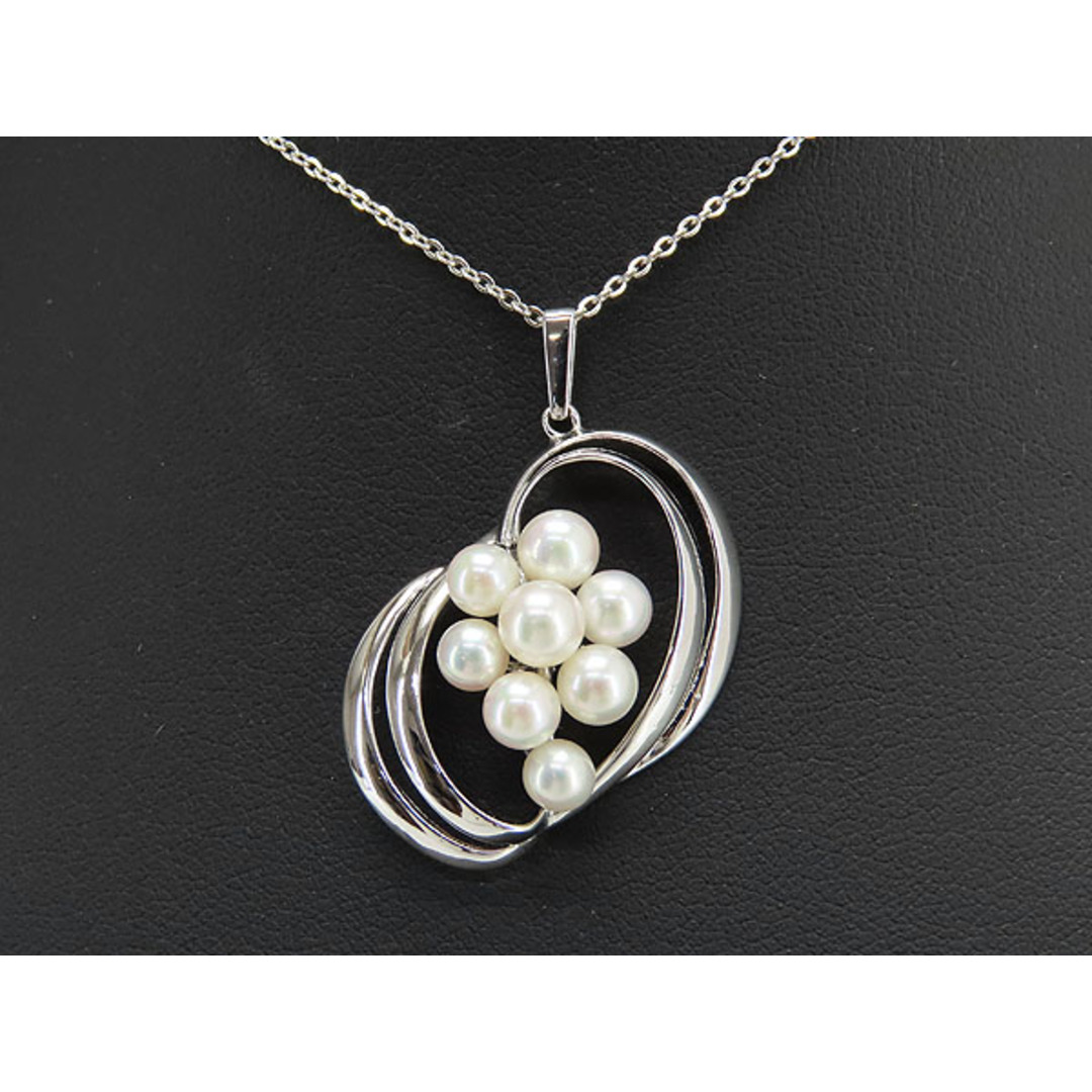 ミキモト MIKIMOTO ネックレス シルバー パール アコヤ真珠