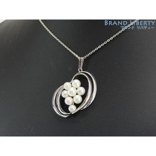 ミキモト(MIKIMOTO)の新品同様ミキモトベビー パールペンダントネックレスシルバーアコヤ真珠(ネックレス)