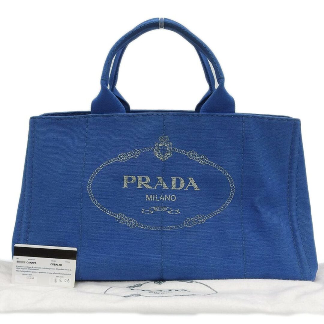 PRADA - 【本物保証】 布袋付 超美品 プラダ PRADA カナパ トート