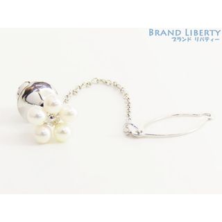 MIKIMOTO ダイヤモンド カフス K18WG PT950 メンズ