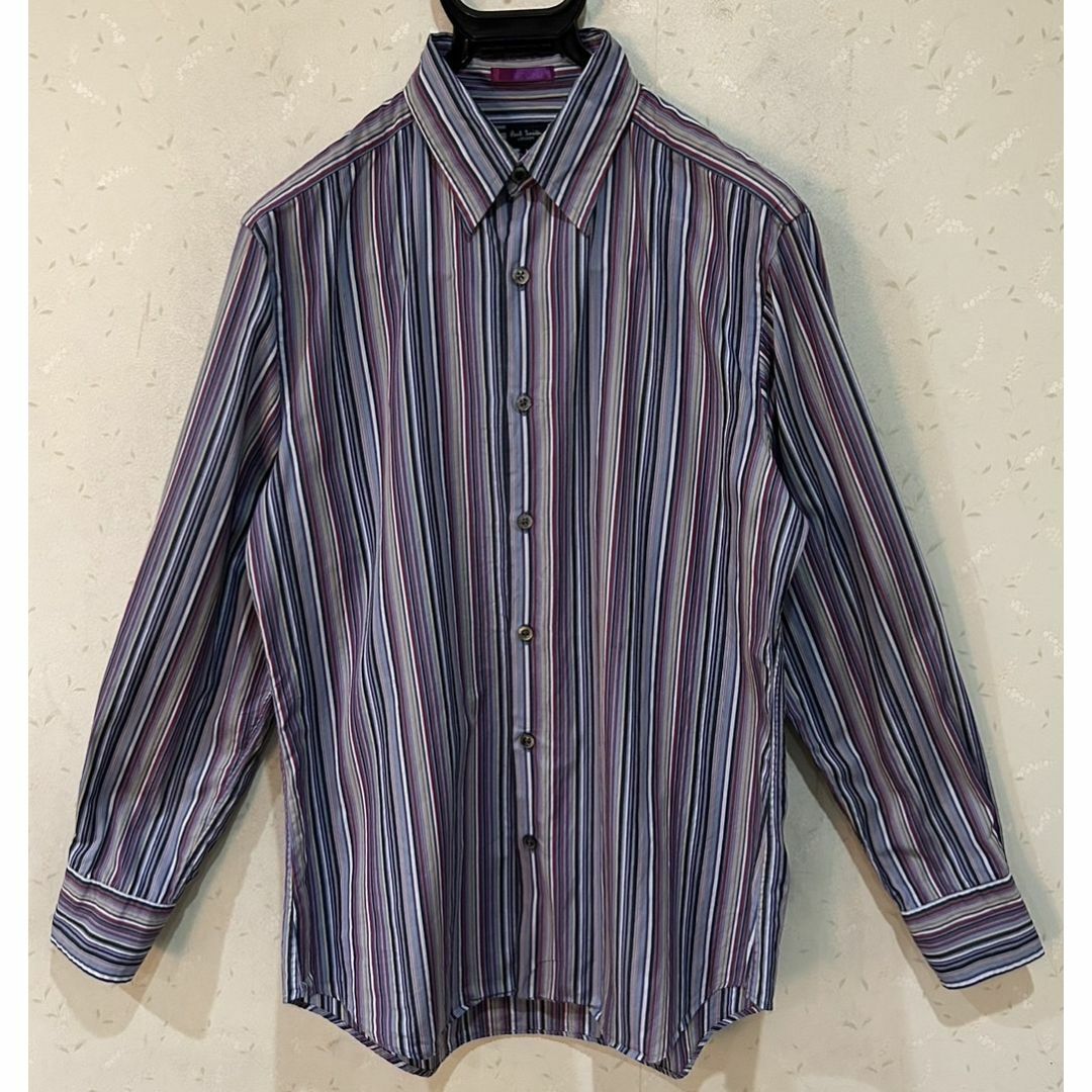 Paul Smith(ポールスミス)の＊Paul Smith LONDON マルチカラー ストライプ 長袖 シャツ M メンズのトップス(シャツ)の商品写真