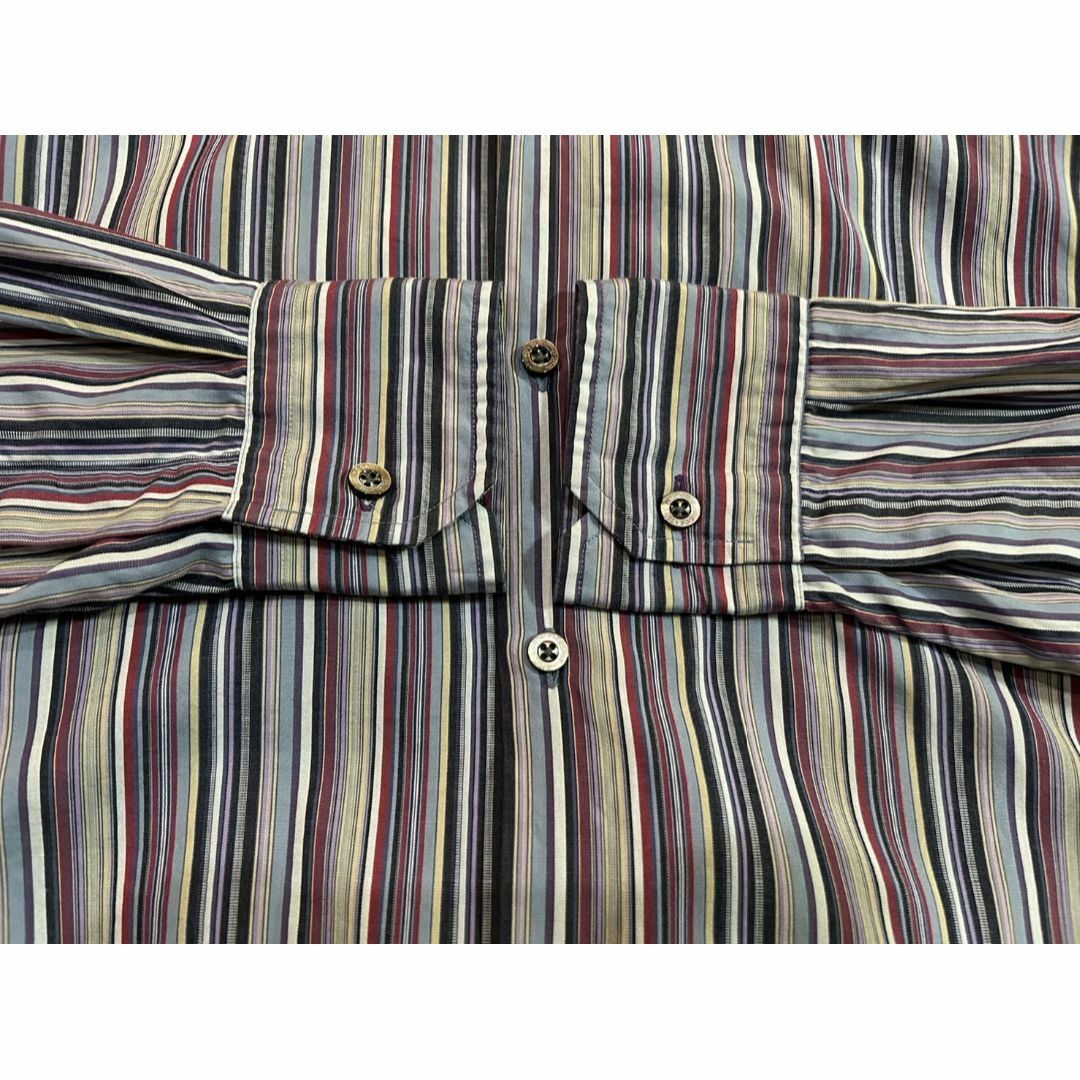 Paul Smith(ポールスミス)の＊Paul Smith LONDON マルチカラー ストライプ 長袖 シャツ M メンズのトップス(シャツ)の商品写真