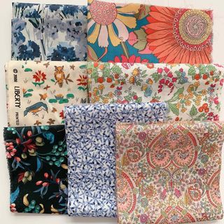 専用【リバティ】20番　27番　28番まとめ　ハギレ　51グラム　20番(生地/糸)
