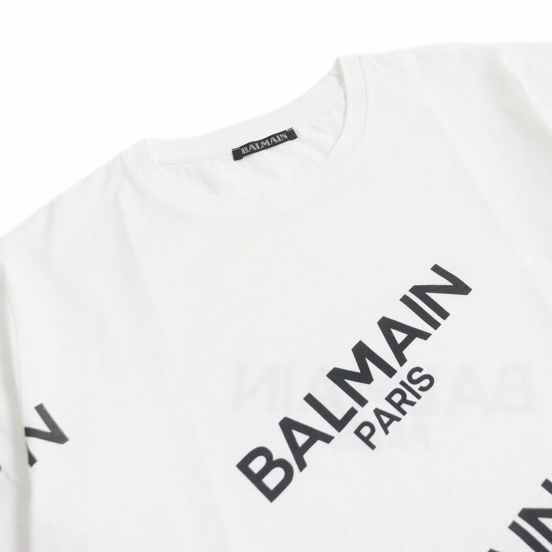 BALMAIN - 極美品□BALMAIN/バルマン ロゴプリント 総柄 コットン100