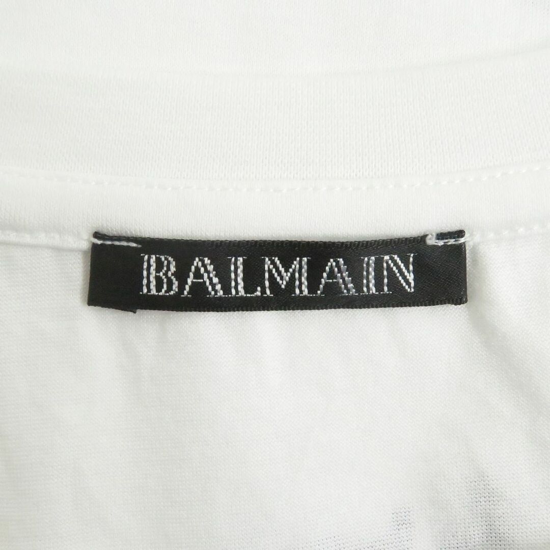 BALMAIN - 極美品□BALMAIN/バルマン ロゴプリント 総柄 コットン100