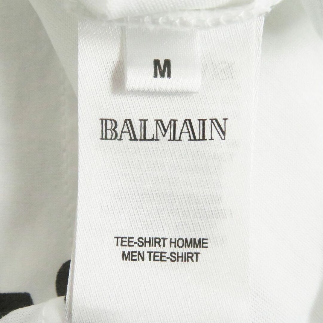 BALMAIN - 極美品□BALMAIN/バルマン ロゴプリント 総柄 コットン100