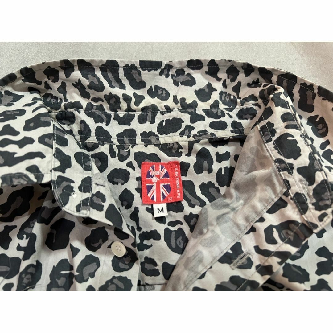 肩幅44cmA BATHING APE エイプ　総柄　初期　シャツ　M BLACK