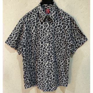 アベイシングエイプ(A BATHING APE)の＊アベイシングエイプ 猿 カモ柄 総柄 シャツ トップス M(シャツ)