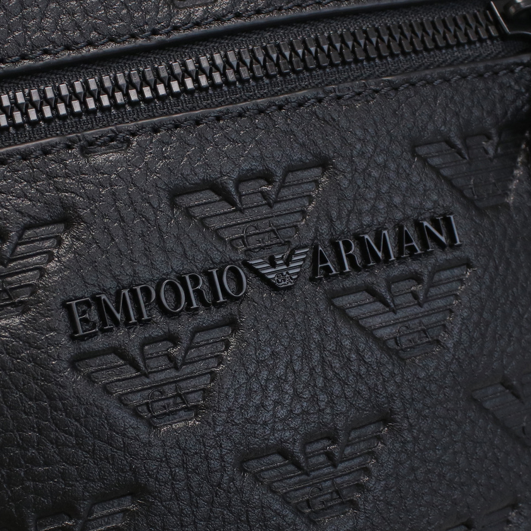 Emporio Armani エンポリオ・アルマーニ Y4M366 斜め掛け ショルダーバッグ BLACK ブラック メンズ