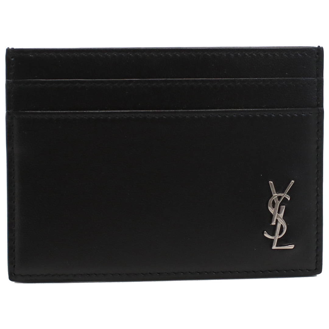 ysl607603011品番SAINT LAURENT サンローラン 607603 カードケース ブラック メンズ