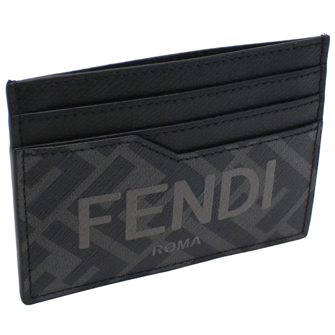 FENDI フェンディ 7M0333 カードケース グレー系 ブラック メンズ