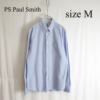 ポールスミス(Paul Smith)のPS Paul Smith ボタンダウン コットン シャツ トップス M ブルー(シャツ)