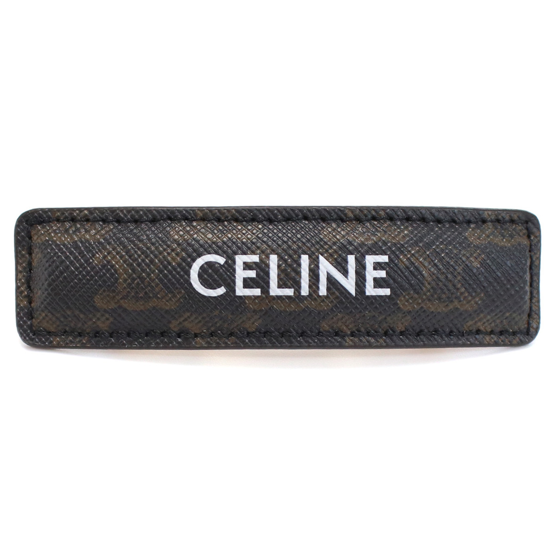 celine(セリーヌ)のCELINE セリーヌ 46Z96 バレッタ GOLD-TAN ブラウン系 レディース レディースのヘアアクセサリー(バレッタ/ヘアクリップ)の商品写真
