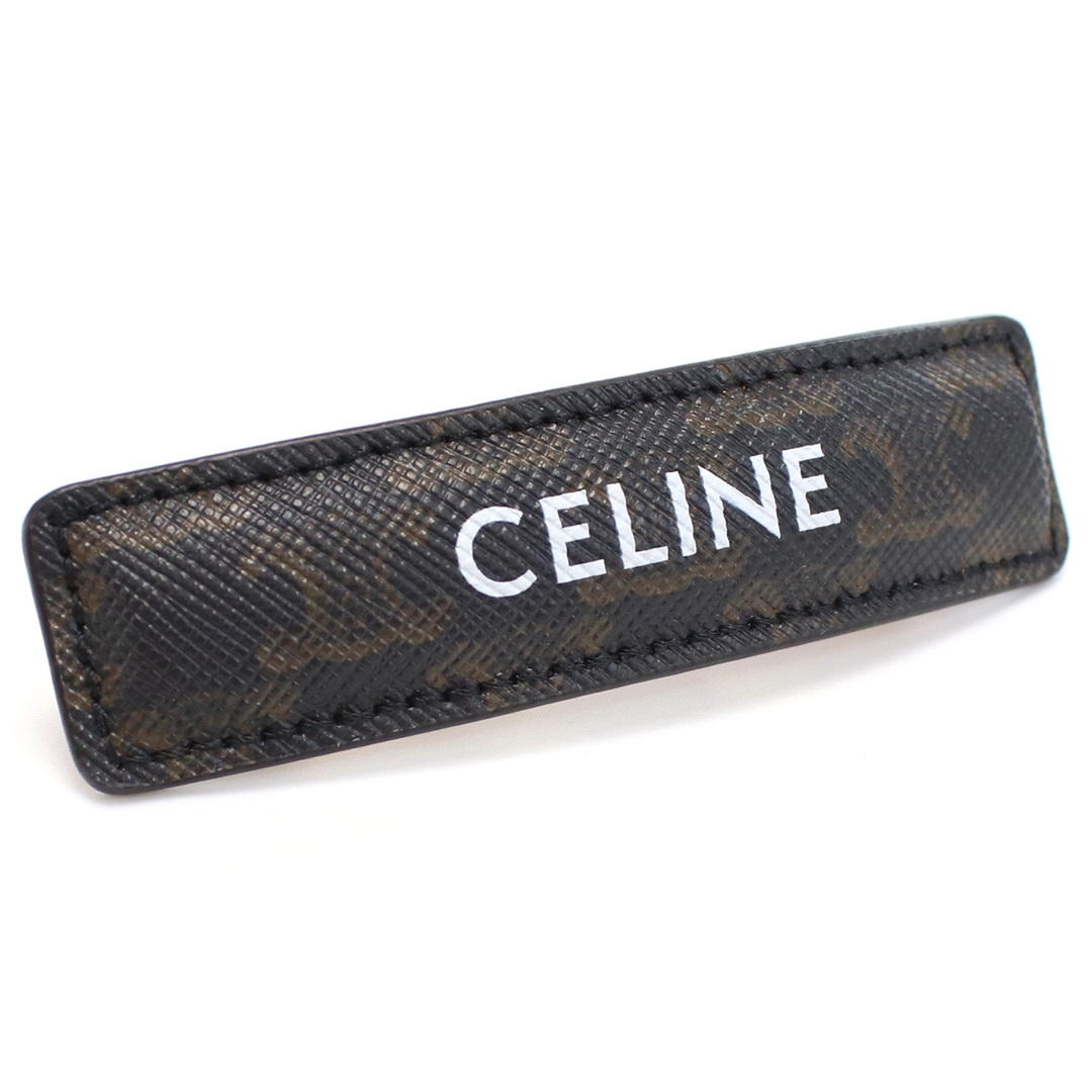 celine(セリーヌ)のCELINE セリーヌ 46Z96 バレッタ GOLD-TAN ブラウン系 レディース レディースのヘアアクセサリー(バレッタ/ヘアクリップ)の商品写真