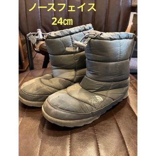 ザノースフェイス(THE NORTH FACE)の【ノースフェイス】ヌプシ　グレー　24㎝(ブーツ)