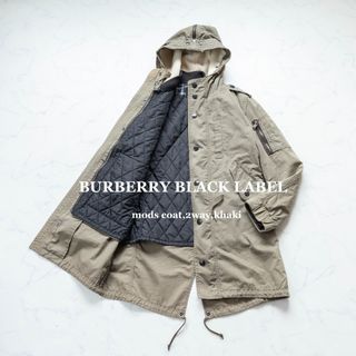 BURBERRY BLACK LABEL   バーバリーブラックレーベル モッズコートの