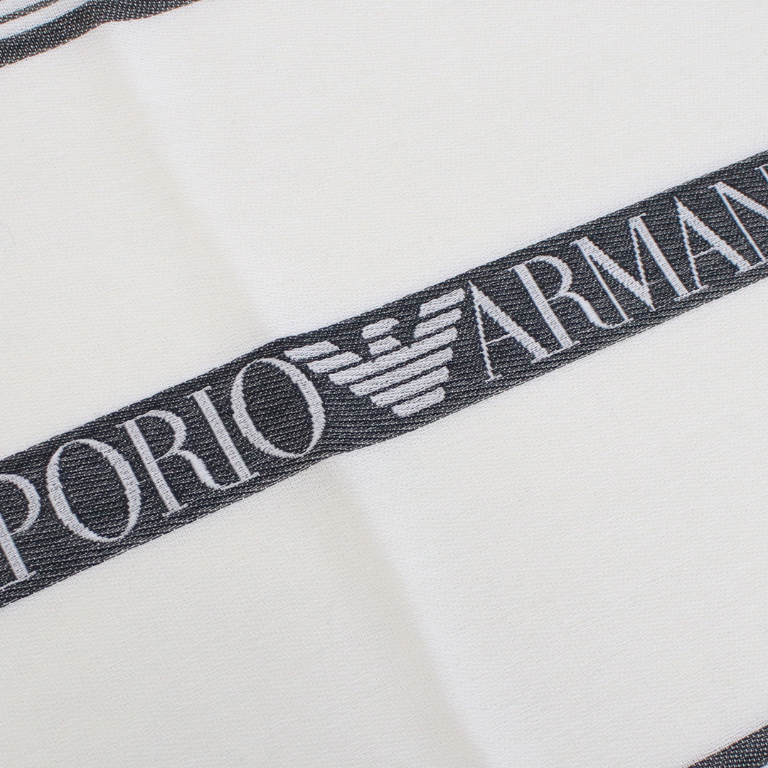 Emporio Armani(エンポリオアルマーニ)のEmporio Armani エンポリオ・アルマーニ 625055 マフラー WHITE ホワイト系 メンズ メンズのファッション小物(マフラー)の商品写真