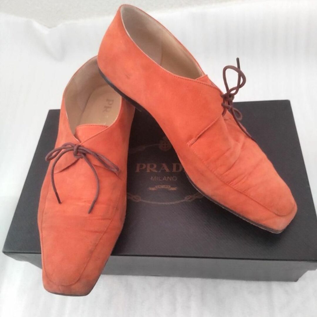 PRADA(プラダ)のPRADA /プラダ 　VERO CUOIO ヴェロキーオ パンプス　オレンジ系 レディースの靴/シューズ(ハイヒール/パンプス)の商品写真