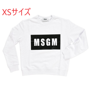 MSGM☆フードロゴパーカー☆ホワイトXS