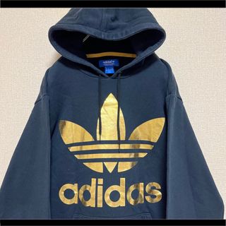 adidasアディダスサッカー・フットサルウェアビッグサイズゴールドロゴプリント