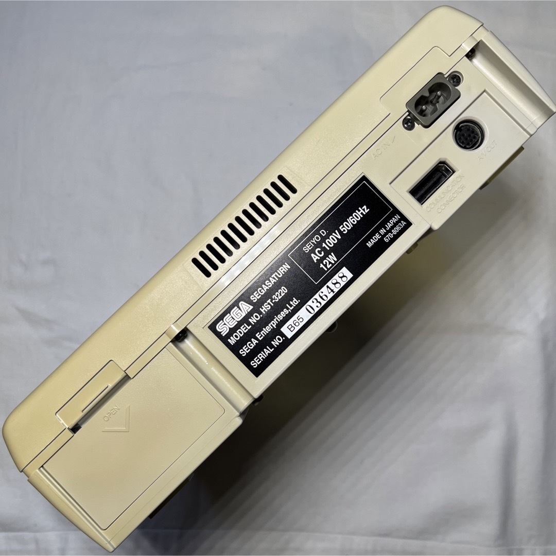 SEGA - 【すぐ遊べる】SS セガサターン 白 シロ 本体 電池交換