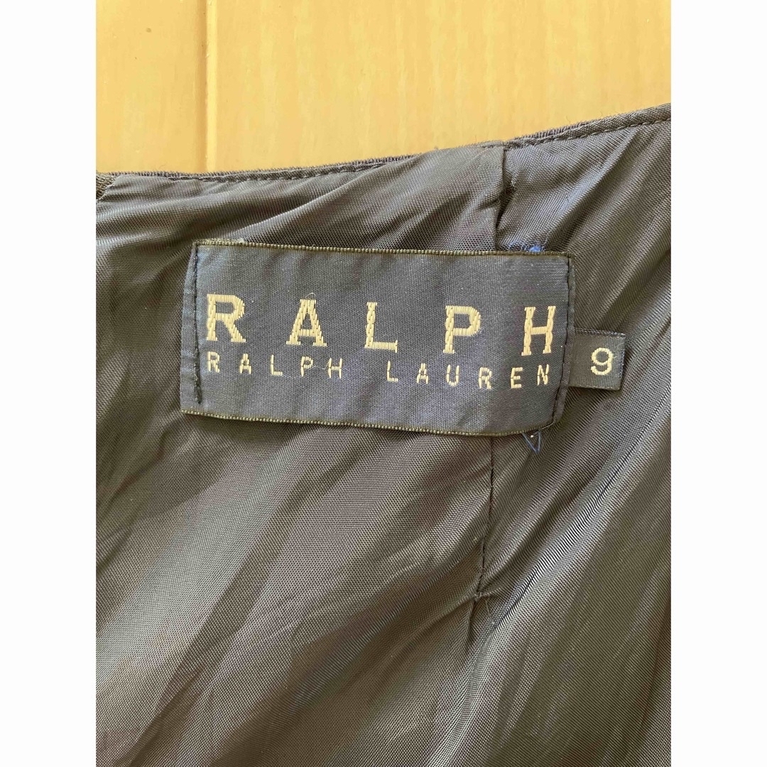 Ralph Lauren(ラルフローレン)の【送料込】RALPH LAUREN 紺色 スカート レディースのスカート(ひざ丈スカート)の商品写真