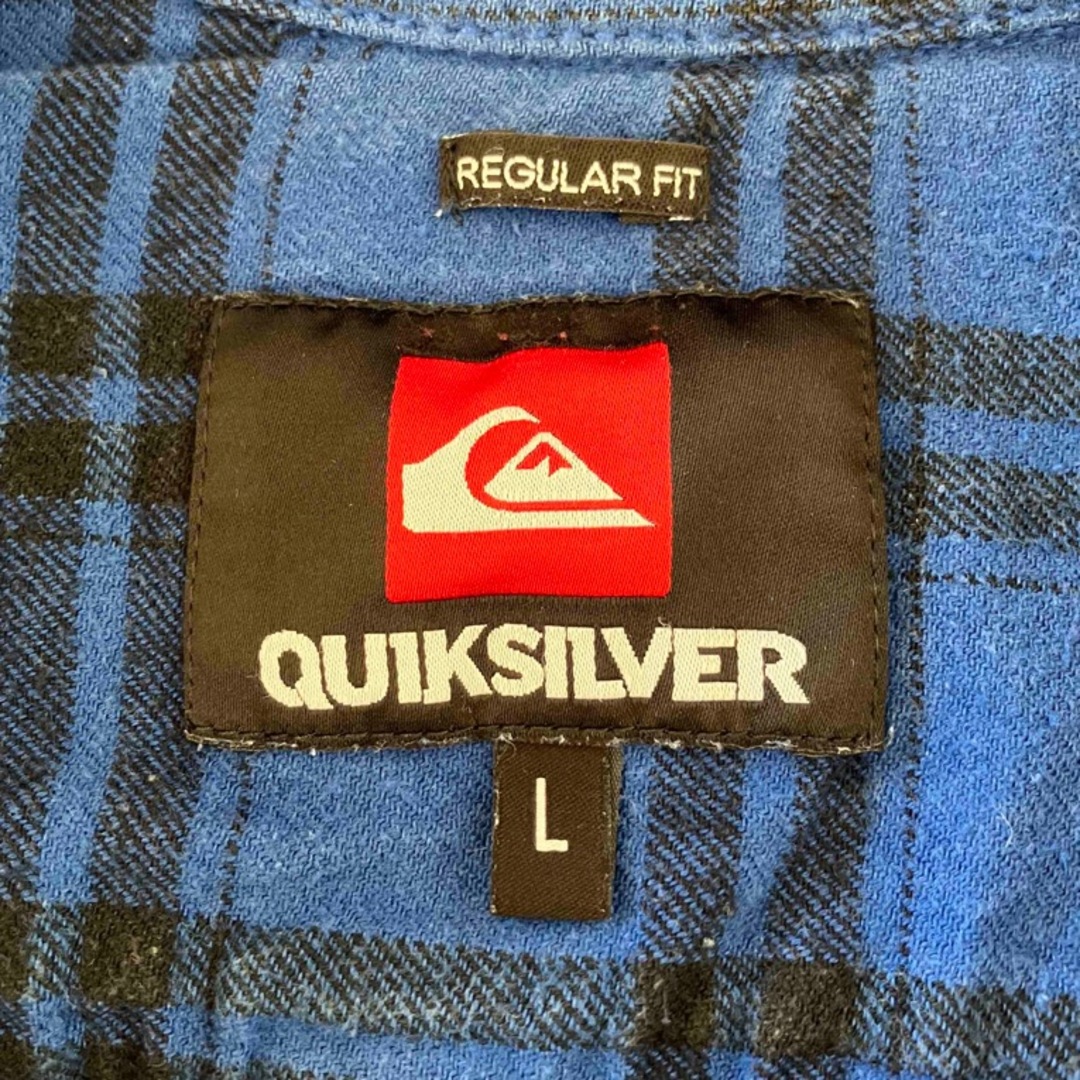 QUIKSILVER(クイックシルバー)のクイックシルバー  メンズチェックシャツ Lsize メンズのトップス(シャツ)の商品写真