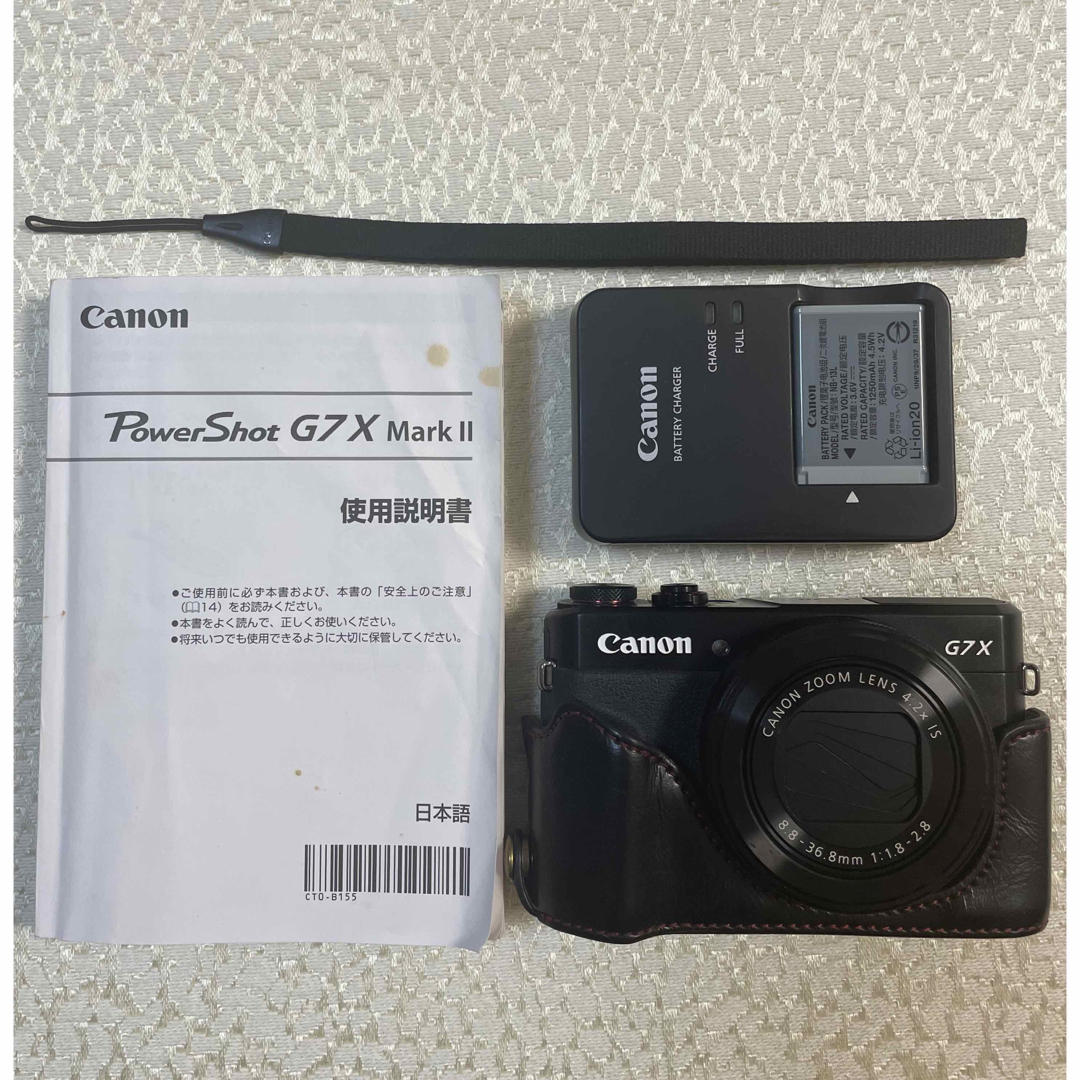 Canon(キヤノン)のCanon Powershot G7X Mark2 スマホ/家電/カメラのカメラ(コンパクトデジタルカメラ)の商品写真