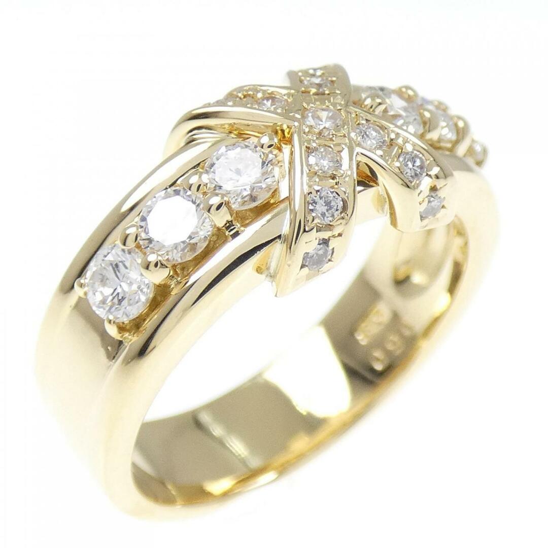 K18YG ダイヤモンド リング 0.60CT | フリマアプリ ラクマ K18YG ダイヤモンド リング 0.600CT