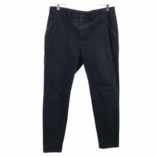 LANVIN en Bleu - ランバンオンブルー クロップドパンツ 48 ブラック系 LANVIN en Bleu レディース 【中古】  【231031】