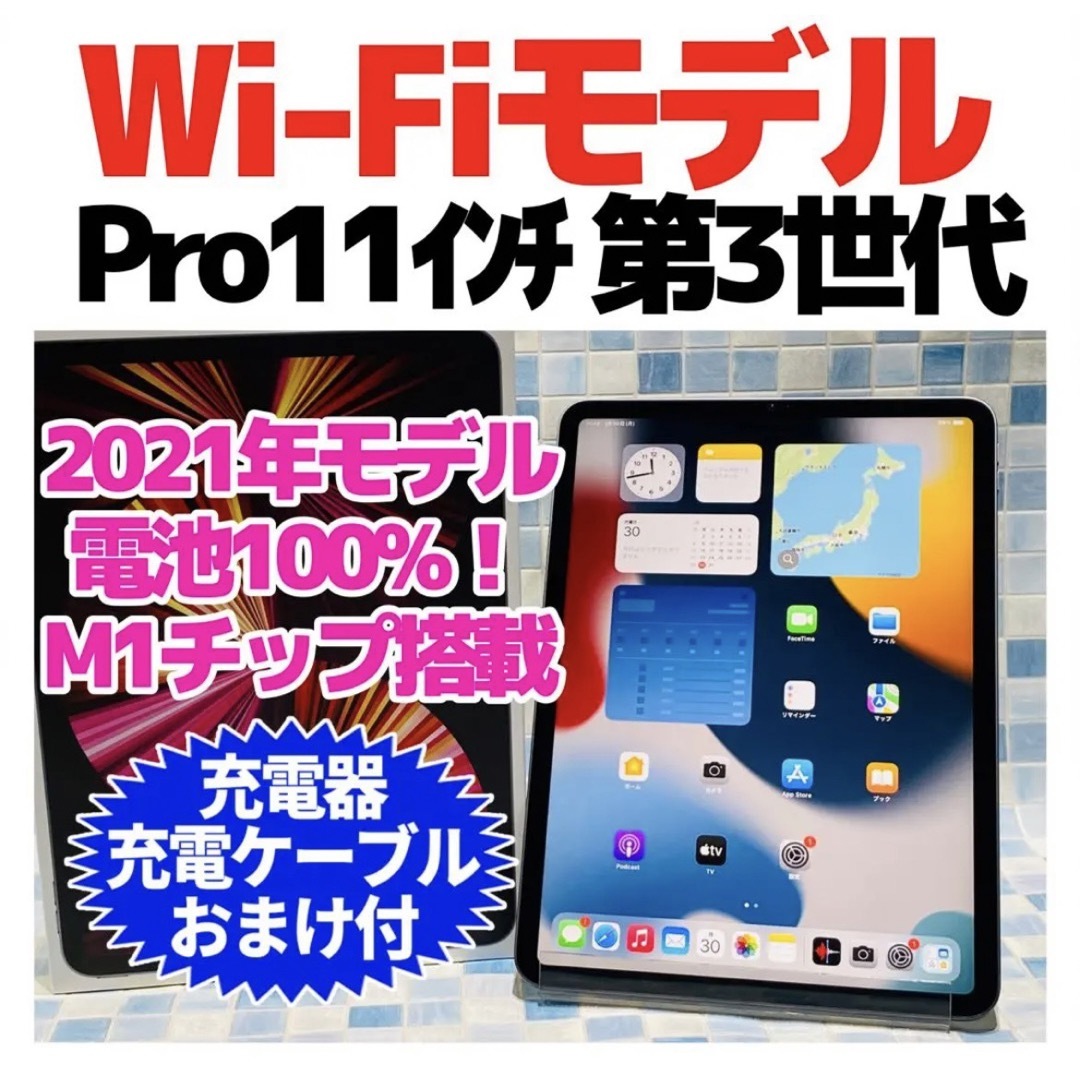 iPad Pro11 第三世代 本体 128GB WiFi 電池良好100%