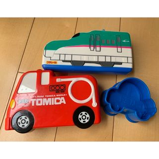 タカラトミー(Takara Tomy)の⭐︎トミカ プラレール 弁当箱 ランチボックス 男の子 3点セット ⭐︎(弁当用品)