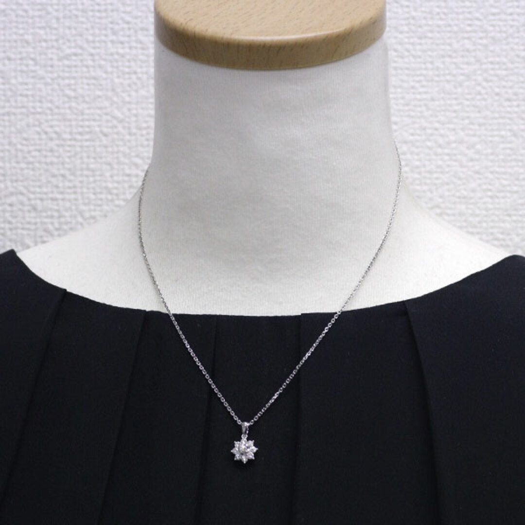 TASAKI - 田崎真珠 K18WG ダイヤモンド ペンダントネックレス 0.50ct