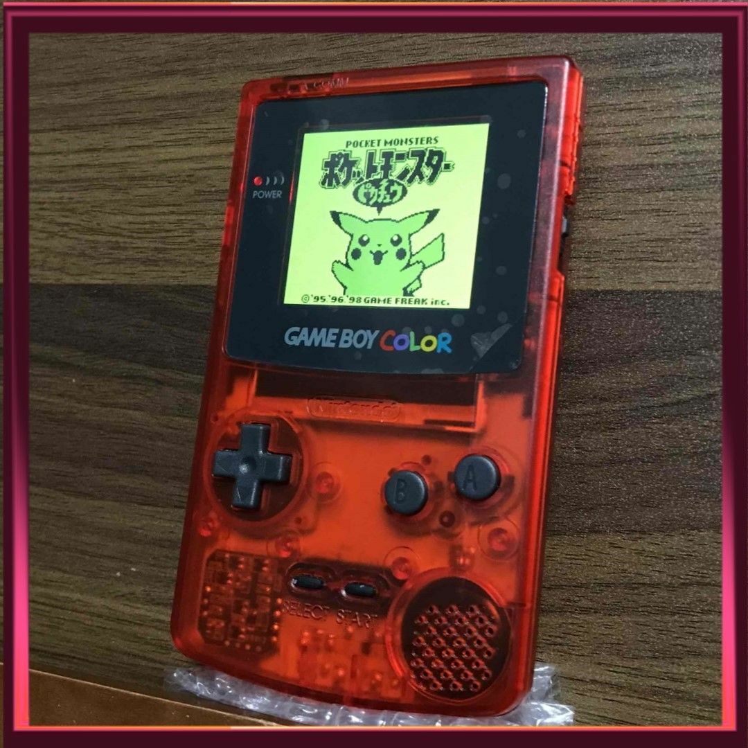 ゲームボーイ - ゲームボーイカラー IPS液晶カスタム 【クリアレッド