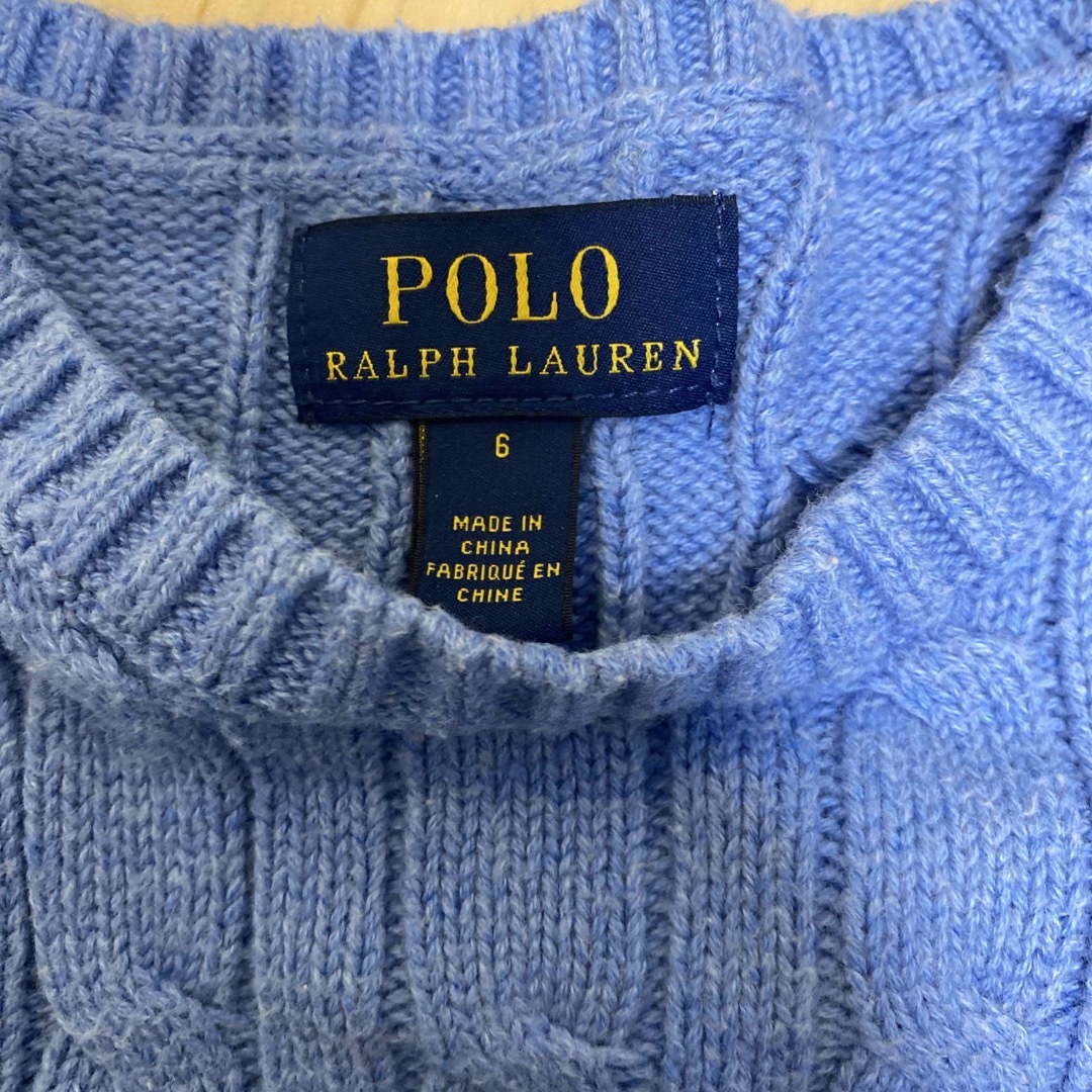 POLO（RALPH LAUREN）(ポロ)のeririn様専用ポロラルフローレンニットセーター キッズ/ベビー/マタニティのキッズ服男の子用(90cm~)(ニット)の商品写真