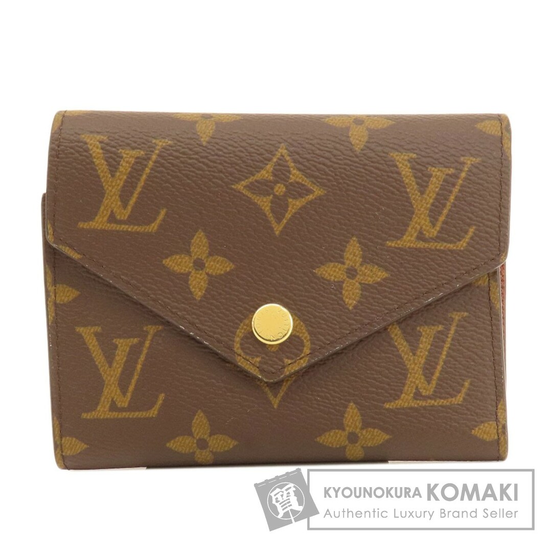 LOUIS VUITTON M62472 ポルトフォイユ・ヴィクトリーヌ モノグラム 二つ折り財布（小銭入れあり） モノグラムキャンバス レディース