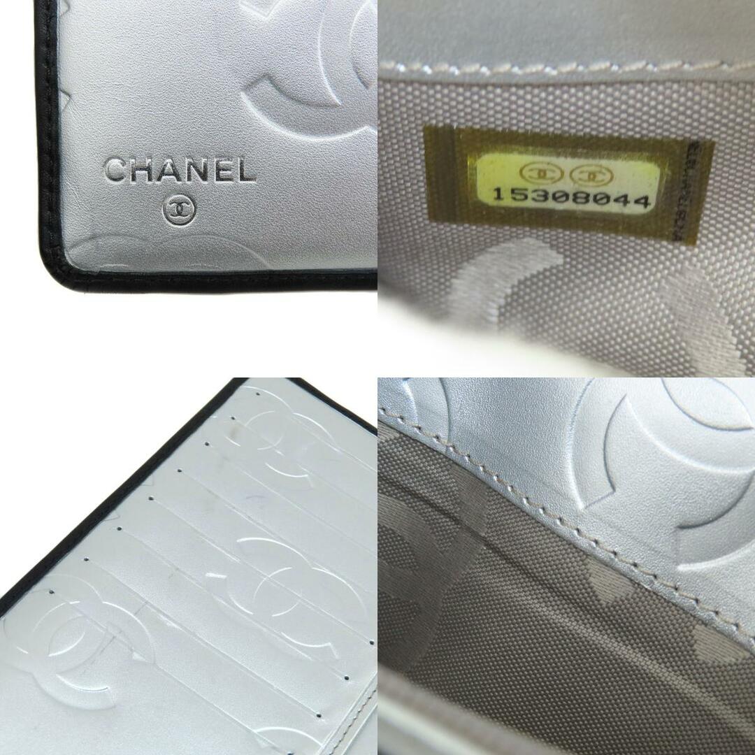 CHANEL カンボンライン シルバー金具 長財布（小銭入れあり） カーフ レディース