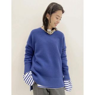 ドゥーズィエムクラス(DEUXIEME CLASSE)の【美品】 ドゥーズィエムクラス OLBIA JQ プルオーバー(ニット/セーター)