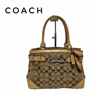 コーチ(COACH)のcoach　ハンプトンズ　シグネチャー　ミディアム　キャリーオール　ハンドバッグ(ハンドバッグ)