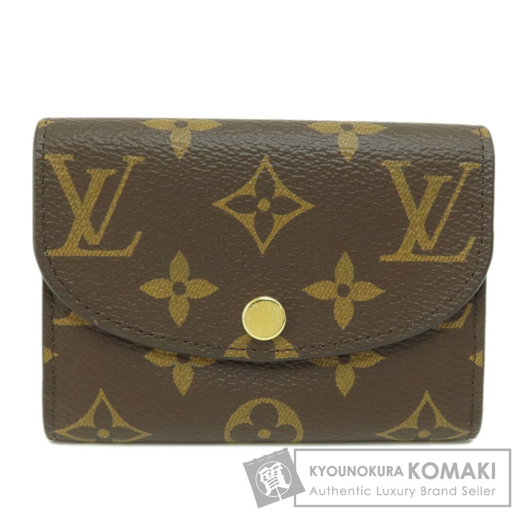 LOUIS VUITTON M62361 ポルトモネ・ロザリ ローズバレリーヌ コインケース モノグラムキャンバス レディース