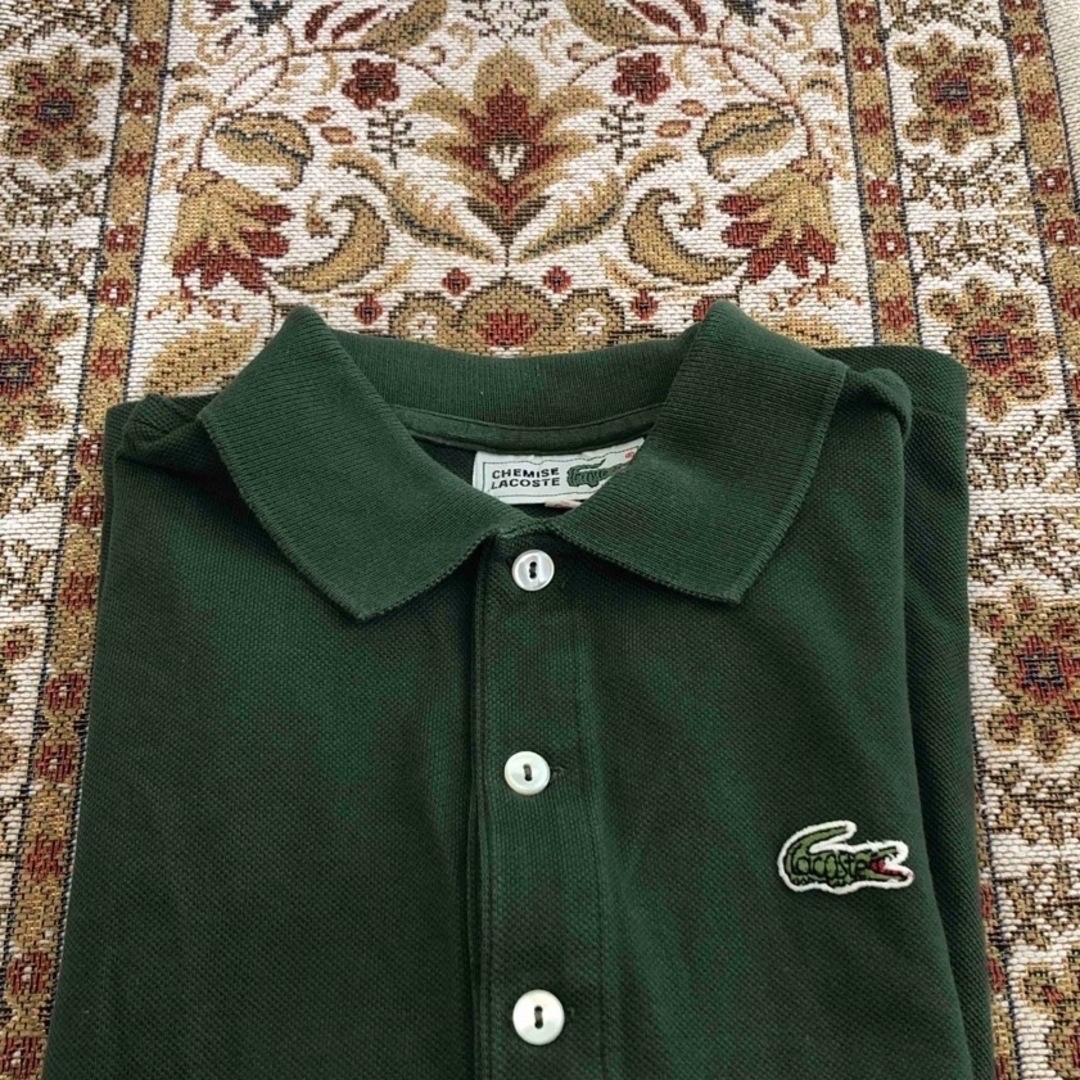 Lochie(ロキエ)のvintage Lacoste green polo レディースのトップス(カットソー(長袖/七分))の商品写真