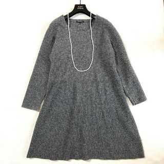 美品　自由区　グレー　大きいサイズ46　3XL   ニット　ゆったりシルエット