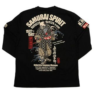 テッドマン(TEDMAN)の爆裂爛漫娘/サムライスピリッツ/ロンT/ブラック/RMLT-330/エフ商会(Tシャツ/カットソー(七分/長袖))