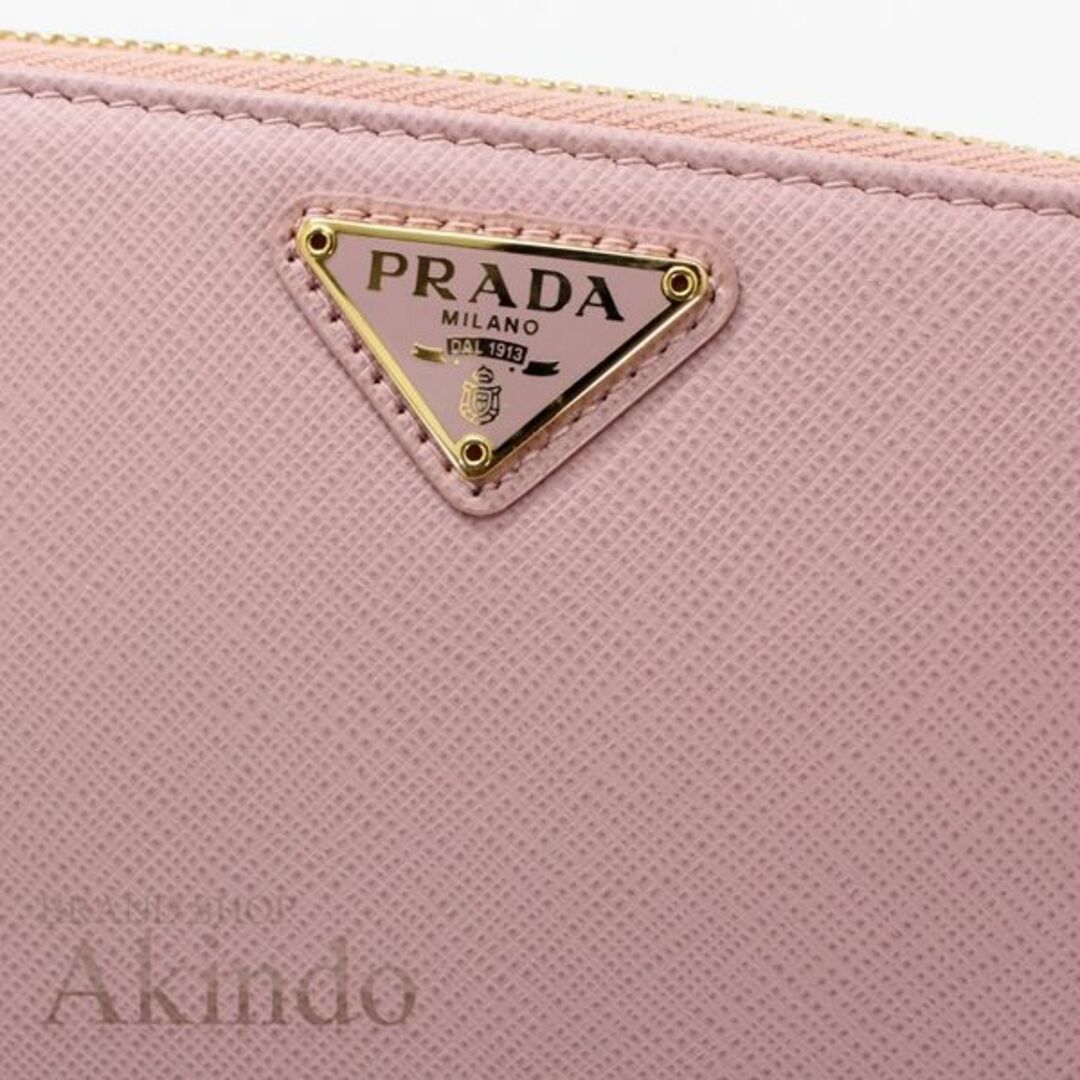 PRADA - 【新品】プラダ 長財布 ラウンドファスナー PRADA 三角