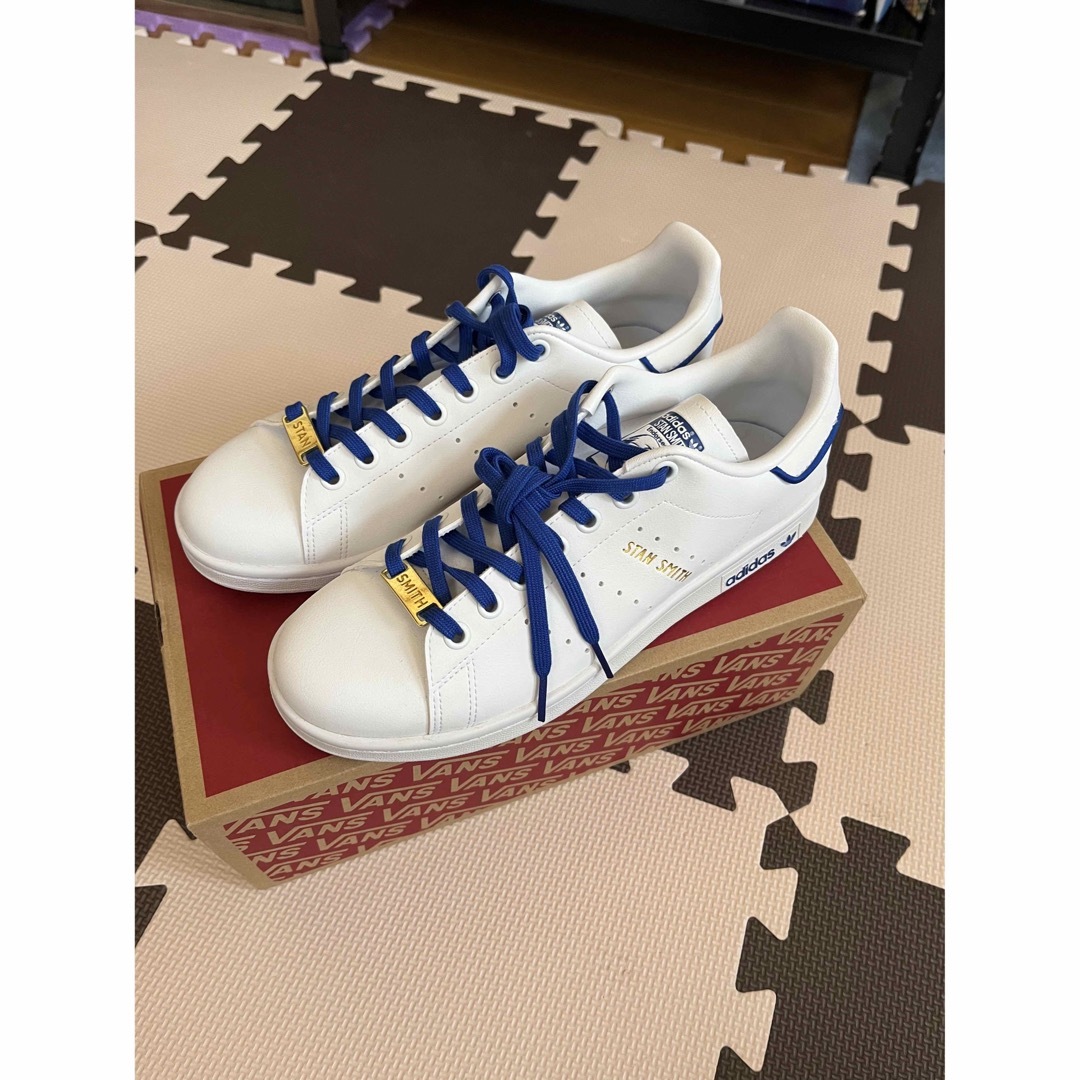 adidas originals stan smith スタンスミス　白×青