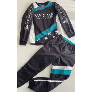 スボルメ(Svolme)の【 美品 】スボルメ  あったか 中綿ピステ 《 上下セット 》 星 BLACK(ウェア)