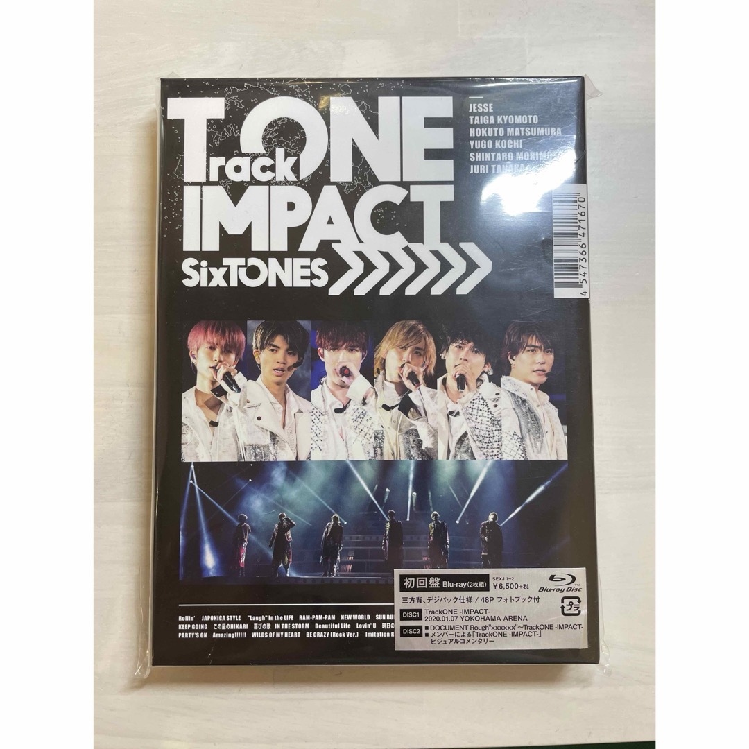 SixTONES  TrackONE-IMPACT  Blu-ray初回盤