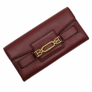 BALLY バリー 長財布 レザー ブラウン 赤白ライン レザー ユニセックス